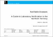 A Guide to Laboratory Notification in the Northern Territory